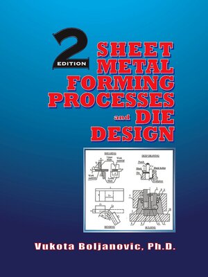 cover image of Sheet Metal Forming Processes and Die Design